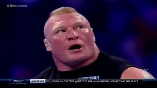 WWE Brock Lesnar Destroys The Wyatt Family And Dean Ambrose To Smackdown March 242016 [upl. by Einnos]