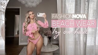 Fashion Nova  BEACH WEAR HAUL [upl. by Collete]