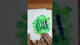 Allah name calligraphy tutorial shortvideo tutorial [upl. by Constancy68]