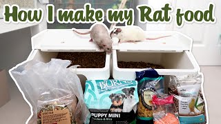 How I make my own Rat food [upl. by Maurise654]