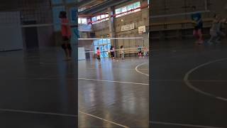 Kids volleyball practiceshortvideo djdonj sports volleyball [upl. by Otilopih]