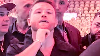 Canelo MOCKS De La Hoya after DROPPING amp BEATING Jaime Munguia [upl. by Bulley]