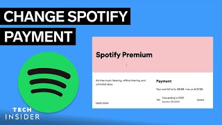 How To Change Your Spotify Payment  Tech Insider [upl. by Adnilemreh]