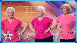 Midlife Movers STORM stage with SENSATIONAL performance  Auditions  BGT 2024 [upl. by Anaya]