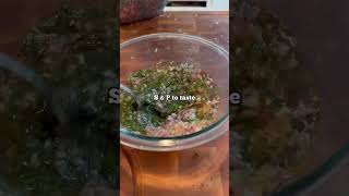 The easiest Chimichurri Recipe shorts [upl. by Sparrow]