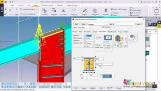 Steel Detailing Haunch conection Tekla Training 4 [upl. by Doro]