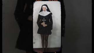 Disfraz con vestido negro halloween halloween2023 disfrazhalloween shorts shortvideo [upl. by Kincaid]