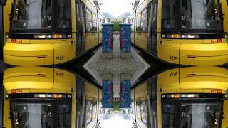 Straßenbahnen M4 12 M13 Berlin Prismenvideo 4K [upl. by Schaab]