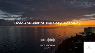 Soft Jazz Music for Relaxation Ocean Sunset at The Cozy Hideaway [upl. by Duthie583]