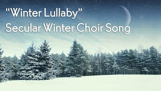 Winter Choir Song  Pinkzebra quotWinter Lullabyquot feat iSing Silicon Valley Girlchoir [upl. by Enylodnewg]