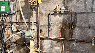 Prep Fixing a Leaking Boiler Line with ProPress Fittings  Plumbing Hack asmr shorts yt [upl. by Wing]