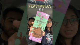 trying MRBEAST’S CHOCOLATE is it good trending shorts [upl. by Yedorb]