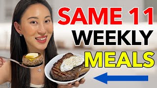 I Eat These SAME 11 Meals Every Week  CHEAP Carnivore Meal Plan [upl. by Brosy381]