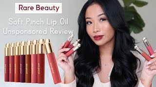 Rare Beauty Soft Pinch Tinted Lip Oil  Wonder Serenity Honesty Delight amp Affection [upl. by Cissej]