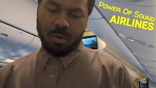 ASMR Flight Attendant Roleplay quotPower Of Sound Airlinesquot First Class Flight [upl. by Ayot747]