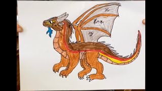 Earth Dragon Drawing Tutorial For Kids [upl. by Gery29]