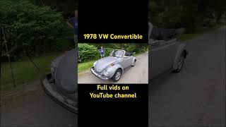 1978 VW Super Beetle Convertible  Classic Bug  Fuel Injection  sladesbeetle bug [upl. by Lacee272]