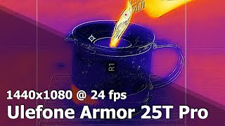 Ulefone Armor 25T  25T Pro  1440x1080 thermal camera video sample [upl. by Hannaoj]