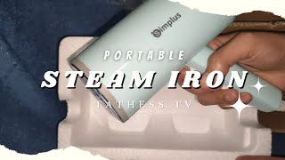 AFFORDABLE PORTABLE STEAM IRON Unboxing Demo Link  TathessTV [upl. by Alessandra]