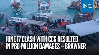 June 17 clash with China Coast Guard resulted in P60million damages – Brawner [upl. by Stander]