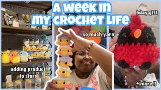 A Week In My Crochet Life🧶 Pattern Testing  Yarn Hauls  and More [upl. by Ethelyn]