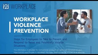 California Workplace Violence Prevention Video Training  PREVIEW ONLY Employee Training SB 553 [upl. by Eeleak]