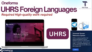 Oneforma Account Signup  UHRS  Oneforma English  German  French amp Other Foreign Languages [upl. by Theran307]