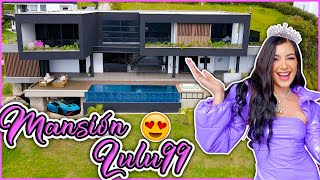 HOUSE TOUR 🏡 LA INCRÍBLE MANSIÓN DE LULU99 😱 [upl. by Enneirda]