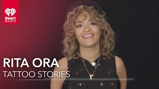 Rita Ora Was Tattooed in a Tub  Tattoo Stories [upl. by Amilas]