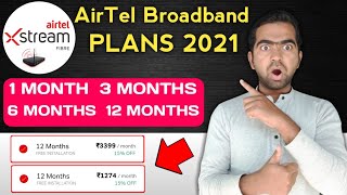 Airtel Broadband Plans With GST  Airtel Xstream Fiber Plans Explained [upl. by Orr290]