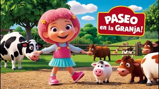 Paseo en la Granja 🐴🐷🐮 🎵Canciones Infantiles🎵 [upl. by Akenaj495]