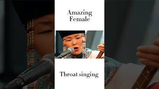 Amazing female throat singing throatsinging [upl. by Eckel]