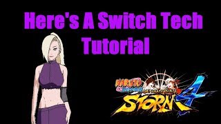 Pre Patch Naruto Storm 4 Switch Tech Tutorial [upl. by Reichel171]