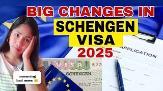 SCHENGEN VISA changes in 2025 UPDATE [upl. by Nehgem119]