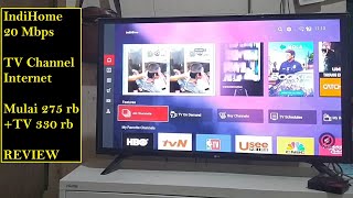 Review dan Test Paket IndiHome Termurah 20 Mbps InternetTV [upl. by Tiga]