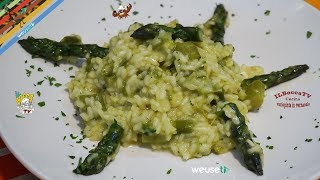 394  Risotto asparagi e zafferanoper chi vuole anche vegano primo facile a base di verdure [upl. by Scever]