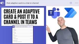 How To Create An Adaptive Card And Post An Adaptive Card To Teams Using Microsoft Power Automate [upl. by Elenaj382]