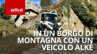 Incredibile In un borgo di montagna con un veicolo elettrico Alkè [upl. by Ahsinaw]