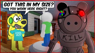 KILLER ROBOTS Roblox PIGGY Chapter 10  MALL [upl. by Hsetih]