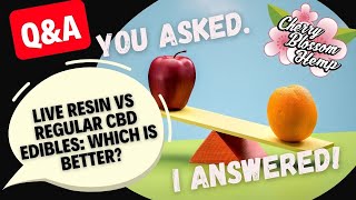 Live Resin vs Regular CBD Edibles Which is Better [upl. by Ellehciram]