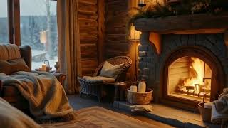 Where Snow Meets Serenity A Cozy Cottage Escapequot relax atmosphere chill sleep meditation [upl. by Nibur908]