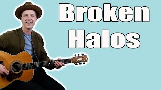 Chris Stapleton Broken Halos Guitar Lesson  Tutorial  TABS [upl. by Aierb675]