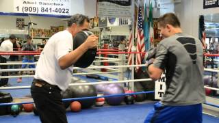 Gennady Golovkin and Abel Sanchez Training at The Summit [upl. by Akitnahs]