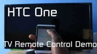 HTC One  TV Remote Control Demo [upl. by Ynnal]