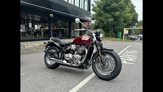 BONNEVILLE SPEEDMASTER CORDOVAN RED NEW [upl. by Akirret]