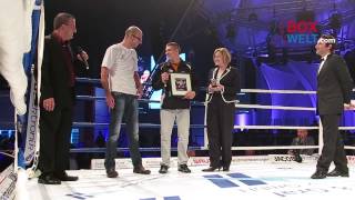 Vincent Feigenbutz gewinnt KO des Monats Ehrung [upl. by Cazzie]