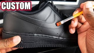 Custom AIR FORCE 1s SIMPLE [upl. by Dnesnwot]