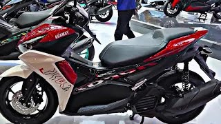 2024 Yamaha Aerox 155 Red and white color option  Aerox 155 VVA 2024 [upl. by Meekyh]