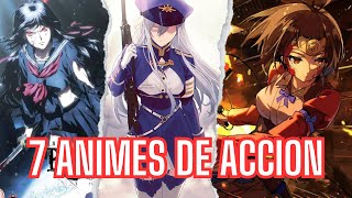 7 ANIMES DE ACCION QUE VALEN LA PENA VER [upl. by Pooi257]