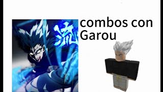 Los Combos con Garouthe Strongest Battlegrounds [upl. by Nickelsen969]